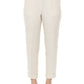 Peserico Beige Acetate Women Pants