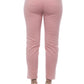 Peserico Pink Cotton Women Trouser