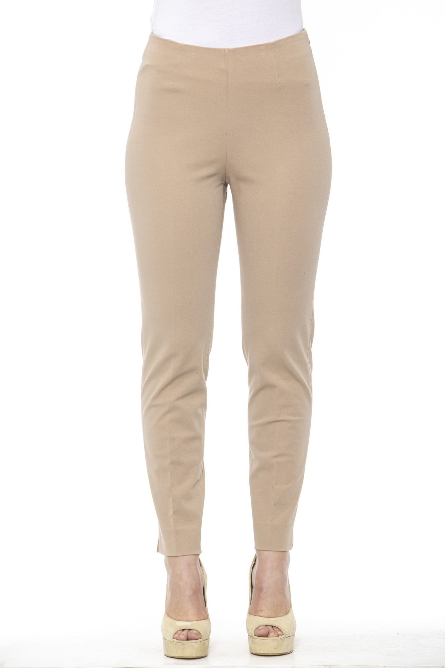 Peserico Beige Cotton Women Pant