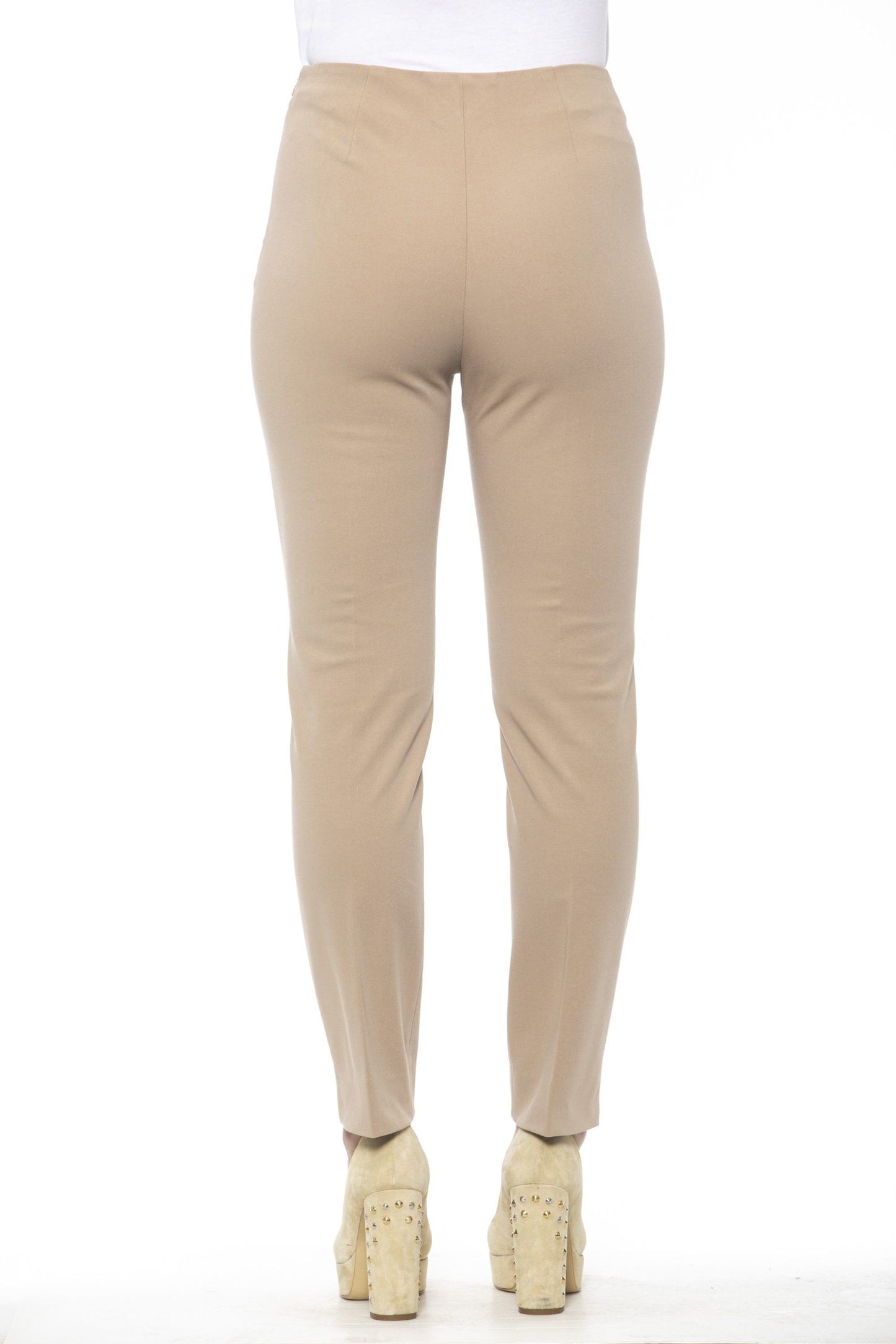 Peserico Beige Cotton Women Pant