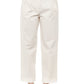 Peserico Beige Cotton Women Palazzo Pants