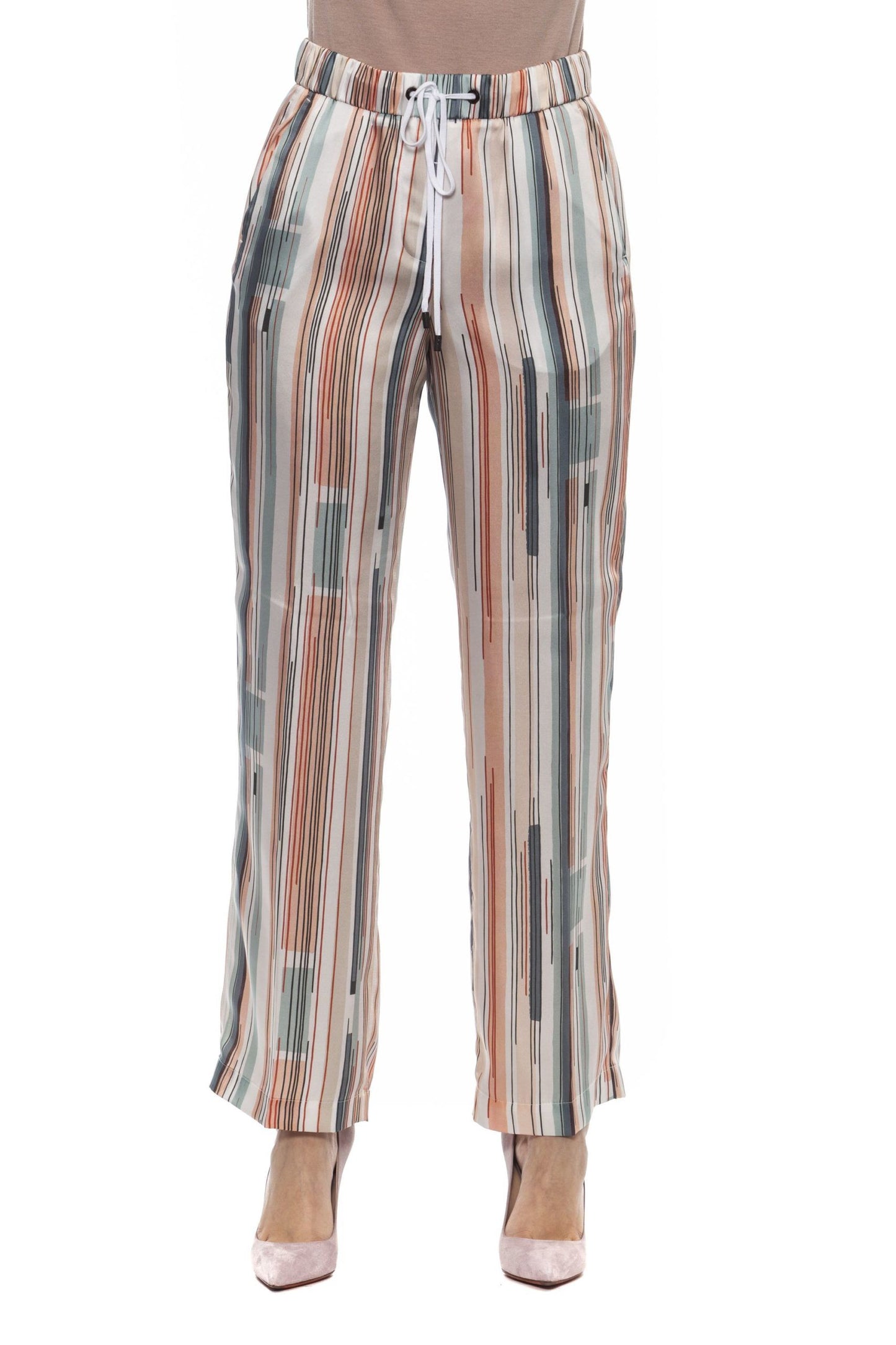 Peserico Multicolor Viscose Women Palazzo Pants