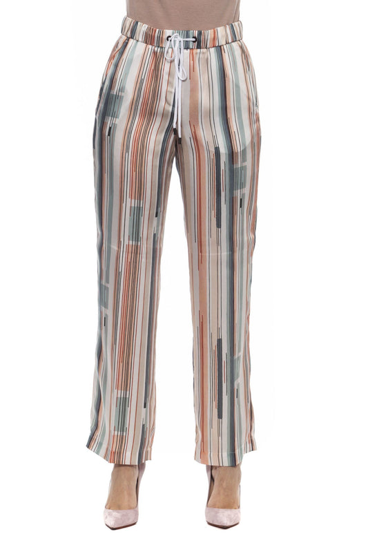 Peserico Multicolor Viscose Women Palazzo Pants