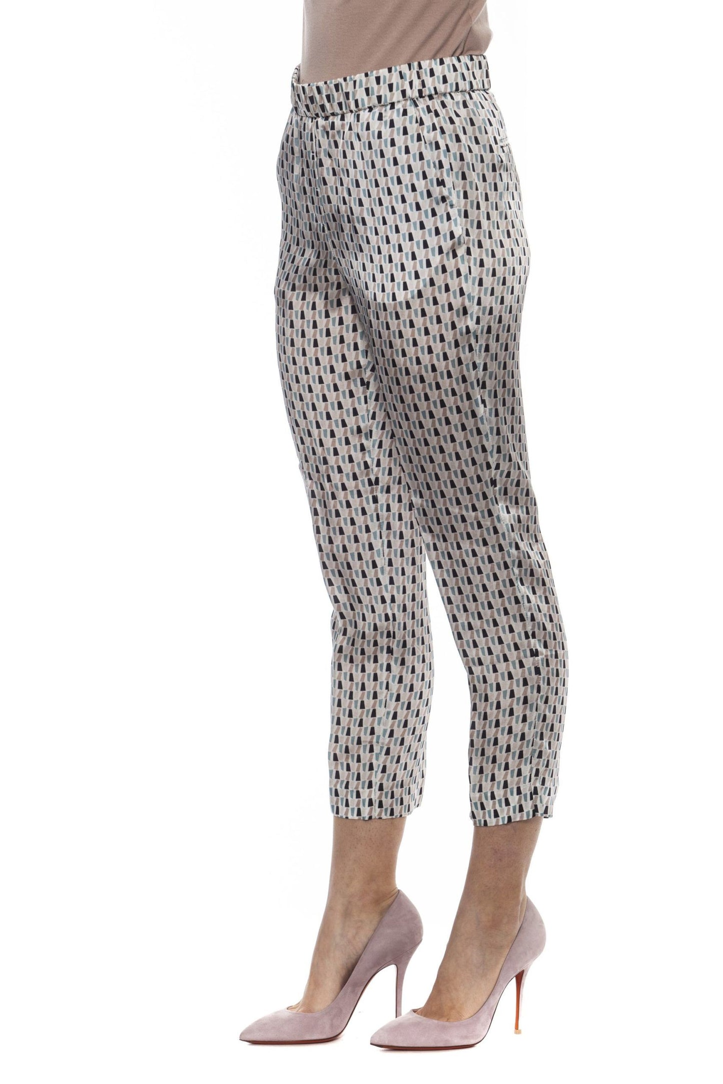 Peserico White Viscose Women Pants