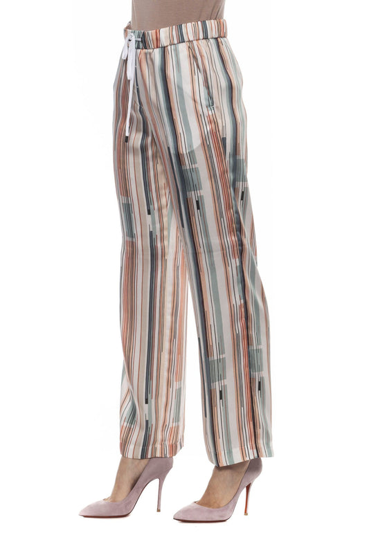 Peserico Multicolor Viscose Women Palazzo Pants