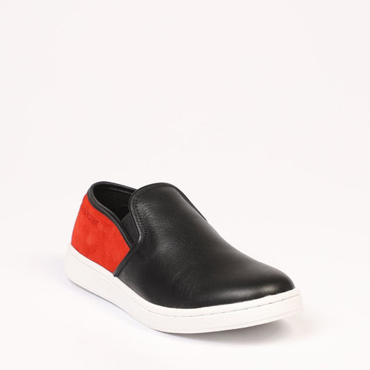 Neil Barrett Black Leather Women Sneaker