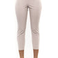 Peserico Beige Cotton Women Ankle Trouser