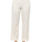 Peserico Beige Cotton Women Palazzo Pant