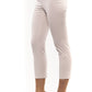 Peserico Beige Cotton Women Ankle Trouser