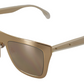 Dolce & Gabbana Elegant Gold Plated Unisex Sunglasses