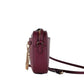 Michael Kors Jet Set Large East West Mulberry Leather Zip Chain Crossbody Bag