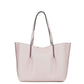 Michael Kors Emilia Large East West Powder Blush Pebbled Leather Tote Handbag Pink