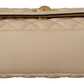 Versace Elegant White Nappa Leather Shoulder Bag