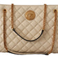 Versace Ethereal White Nappa Tote - Chic Elegance Personified