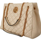 Versace Ethereal White Nappa Tote - Chic Elegance Personified