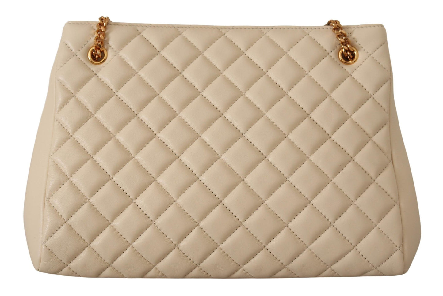 Versace Ethereal White Nappa Tote - Chic Elegance Personified