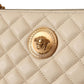 Versace Ethereal White Nappa Tote - Chic Elegance Personified