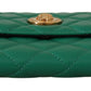 Versace Elegant Emerald Evening Shoulder Bag