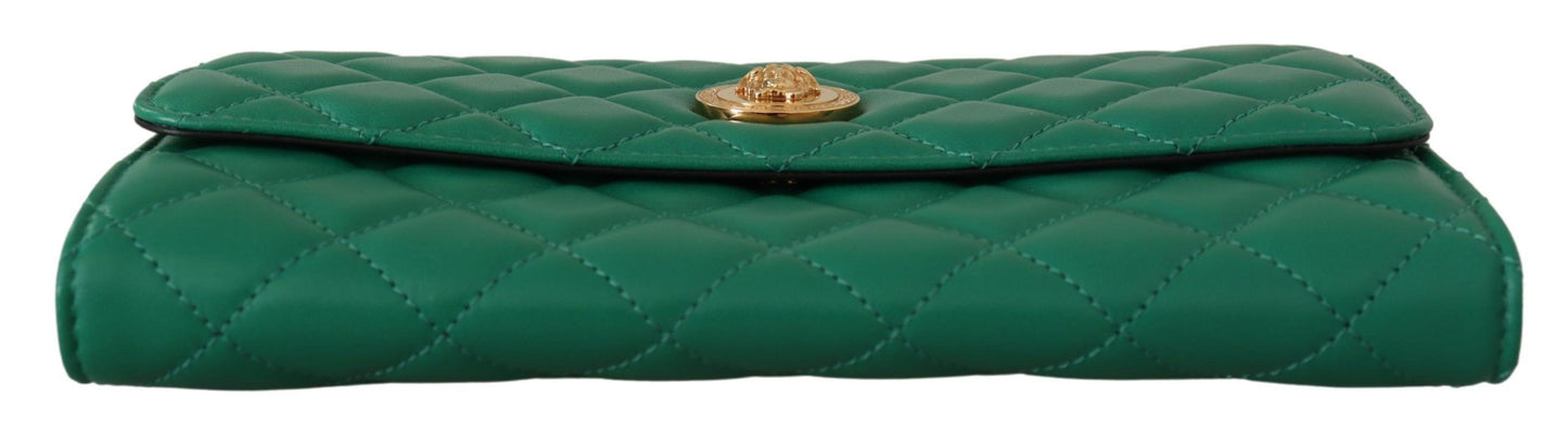 Versace Elegant Emerald Evening Shoulder Bag