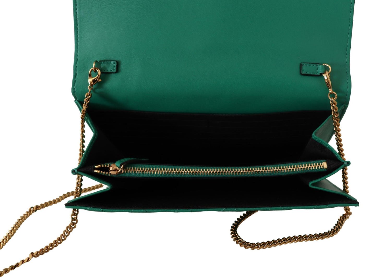 Versace Elegant Emerald Evening Shoulder Bag