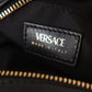 Versace Elegant Round Nappa Leather Shoulder Bag