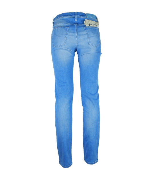 Jacob Cohen Light Blue Cotton Women Jean