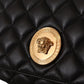 Versace Elegant Quilted Nappa Leather Shoulder Bag