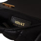 Versace Elegant Quilted Nappa Leather Shoulder Bag