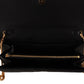 Versace Elegant Black Nappa Leather Evening Bag