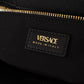 Versace Elegant Large Black Nappa Leather Tote