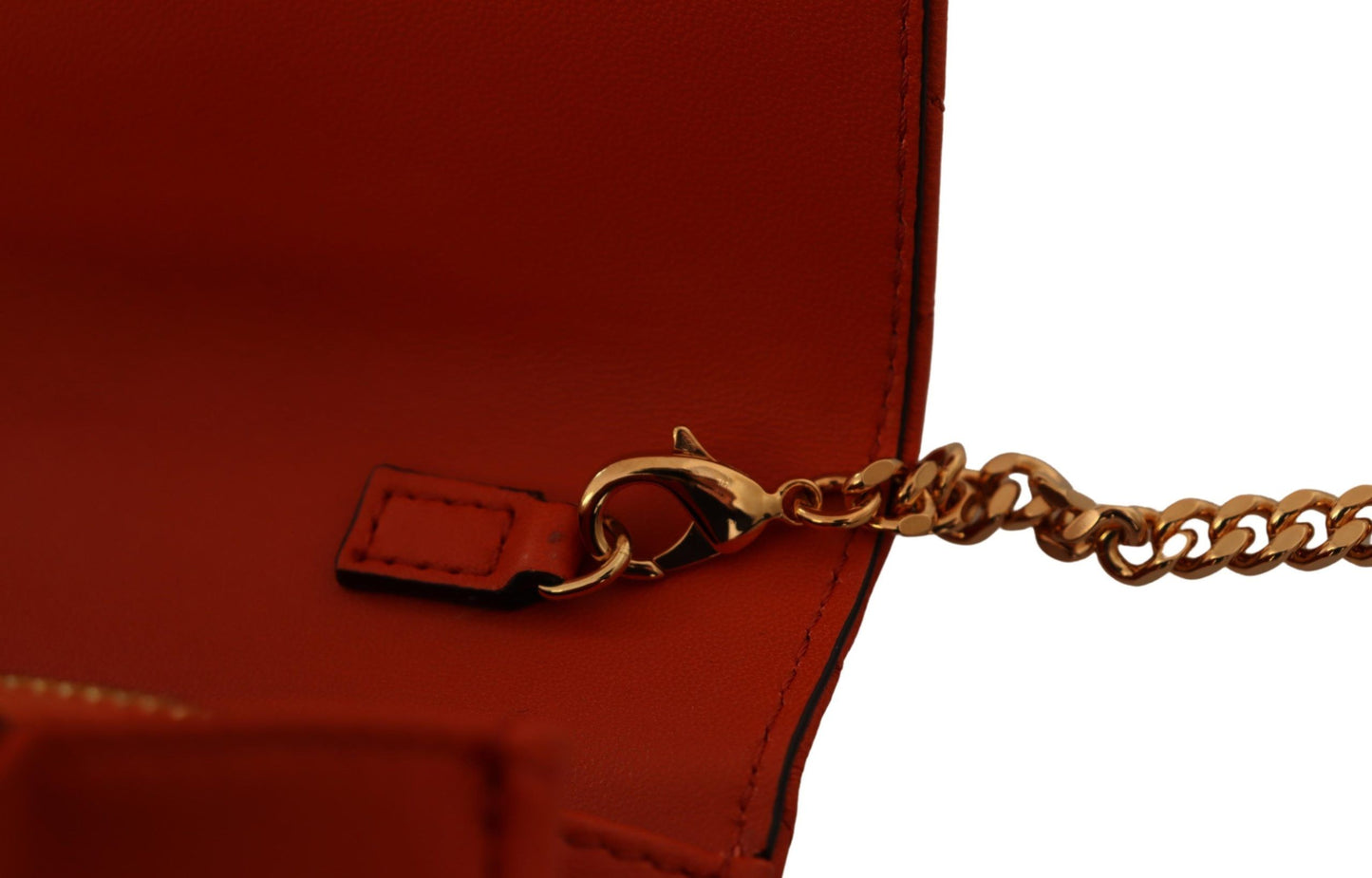 Versace Red Nappa Leather Evening Shoulder Bag