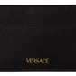 Versace Elegant Black Leather Card Holder