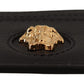 Versace Elegant Black Leather Card Holder