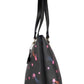 COACH Disco Star Print Crossgrain Leather Gallery Shoulder Tote Handbag