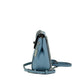 COACH Mini Cornflower Blue Pebble Leather Convertible Chain Backpack Bag