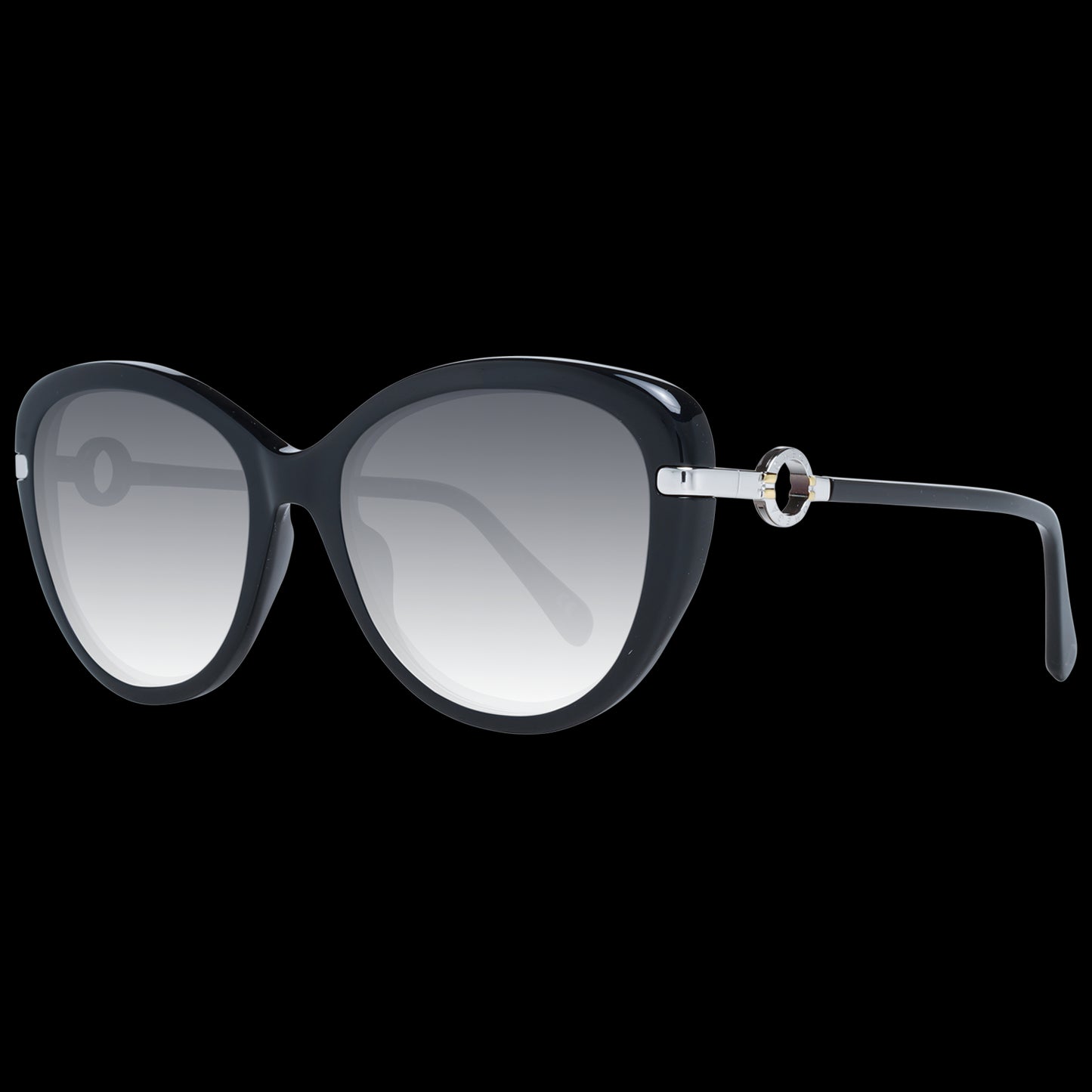 Omega Black Women Sunglasses