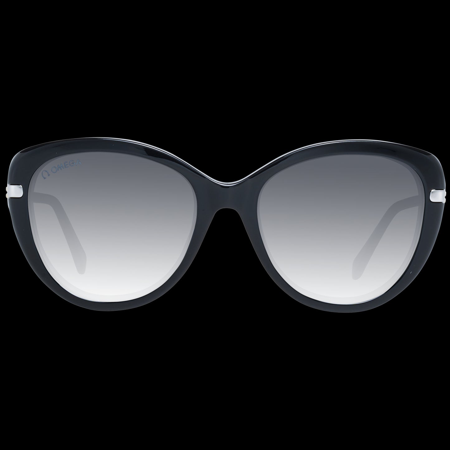 Omega Black Women Sunglasses