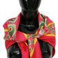 Dolce & Gabbana Exquisite Silk Cupcake Print Scarf