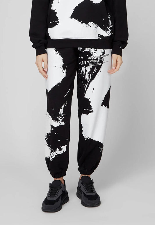 Comme Des Fuckdown Black Cotton Women Sweatpant