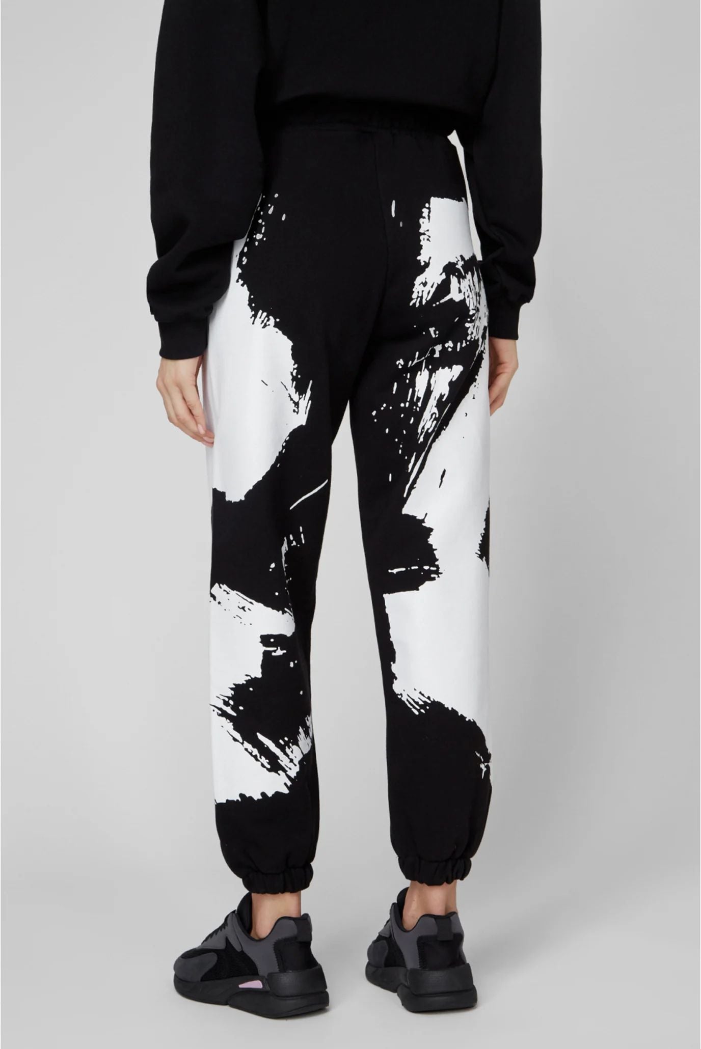 Comme Des Fuckdown Black Cotton Women Sweatpant