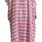 Dolce & Gabbana Silken Striped Kaftan Tunic Dress - Exclusive Design