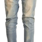 Acht Chic Light Blue Skinny Cotton Jeans