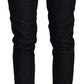 Acht Chic Low Waist Skinny Black Jeans