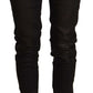 Acht Slim-Fit Cotton Blend Black Jeans