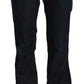 GF Ferre Elegant Slim Fit Black Mid Waist Jeans