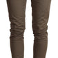 Just Cavalli Elegant Slim Fit Cotton Blend Pants