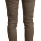 Just Cavalli Elegant Slim Fit Cotton Blend Pants