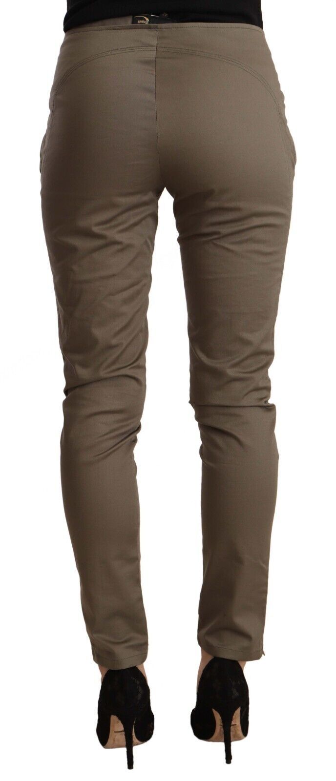 Just Cavalli Elegant Slim Fit Cotton Blend Pants