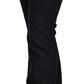 John Galliano Chic Dark Blue Boot Cut Designer Jeans