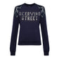 Scervino Street Blue Cotton Women Sweater